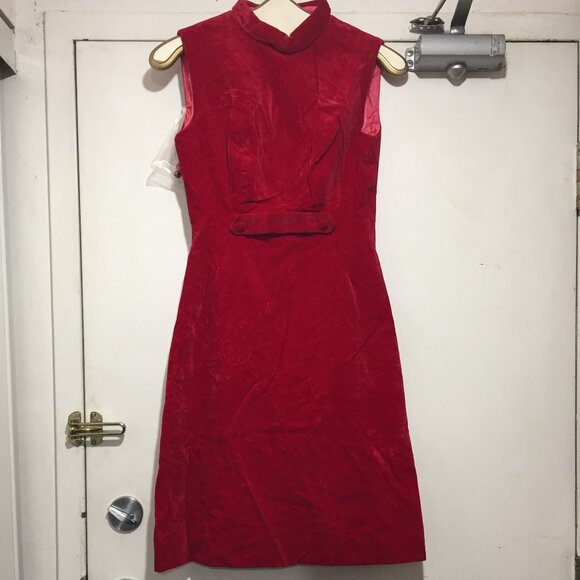 VINTAGE D'ALLAIRD'S TURTLENECK MIDI DRESSES SIZE S - Picture 1 of 8